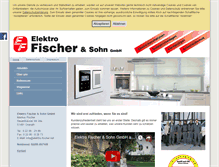 Tablet Screenshot of elektro-fischer.net